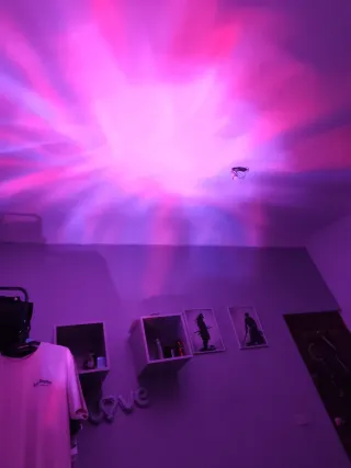 Proyector espacial: luz nocturna robot