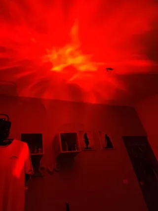 Proyector espacial: luz nocturna robot