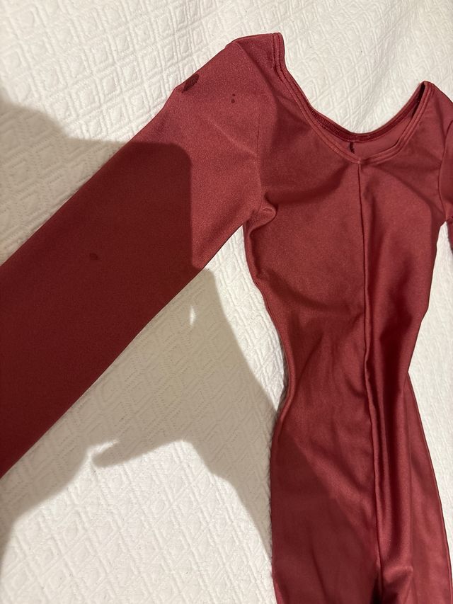 Mallas gimnasia rítmica granate