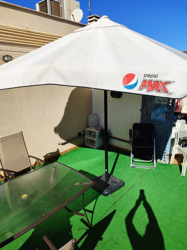 Sombrilla Jardin Pepsi Max Grande