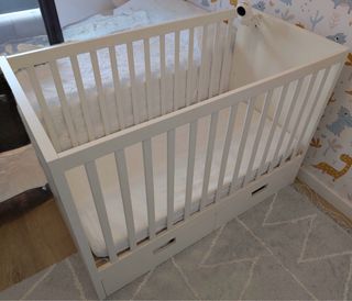 Cuna Stuva Ikea con cajones 