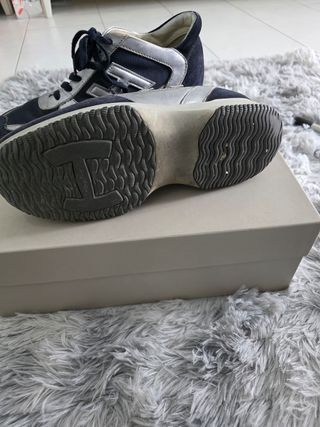 Hogan Interactive - Scarpe blu e argento 39