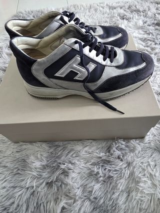 Hogan Interactive - Scarpe blu e argento 39