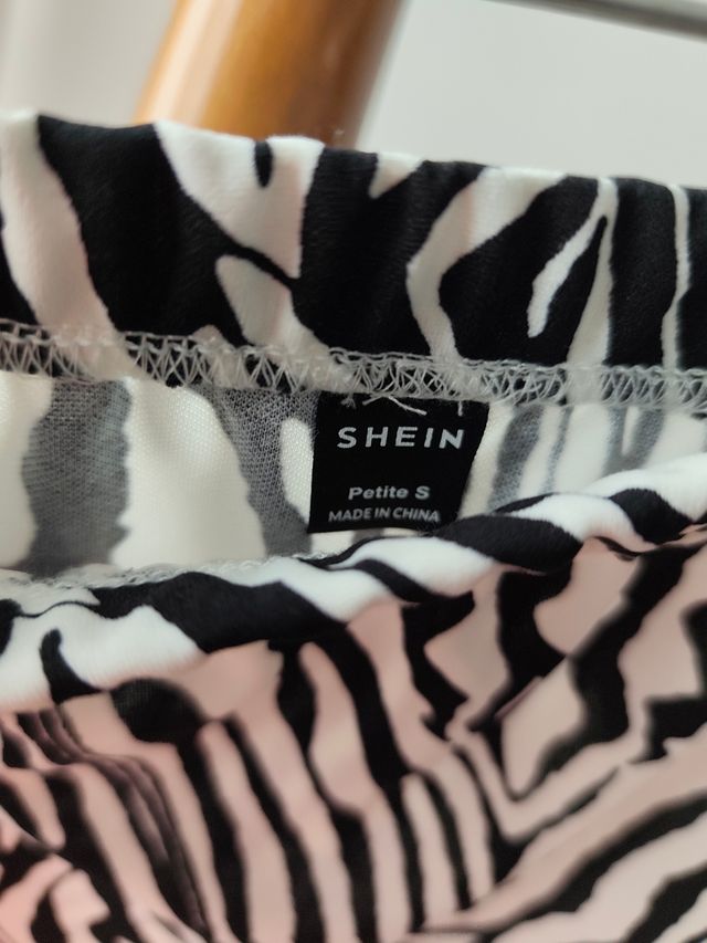 Mini falda estampado de cebra