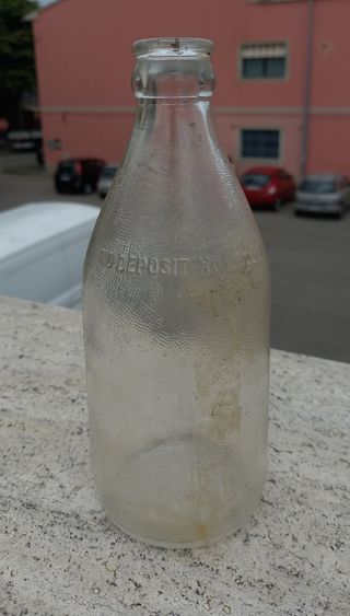 Bottiglia vetro USA anni '40