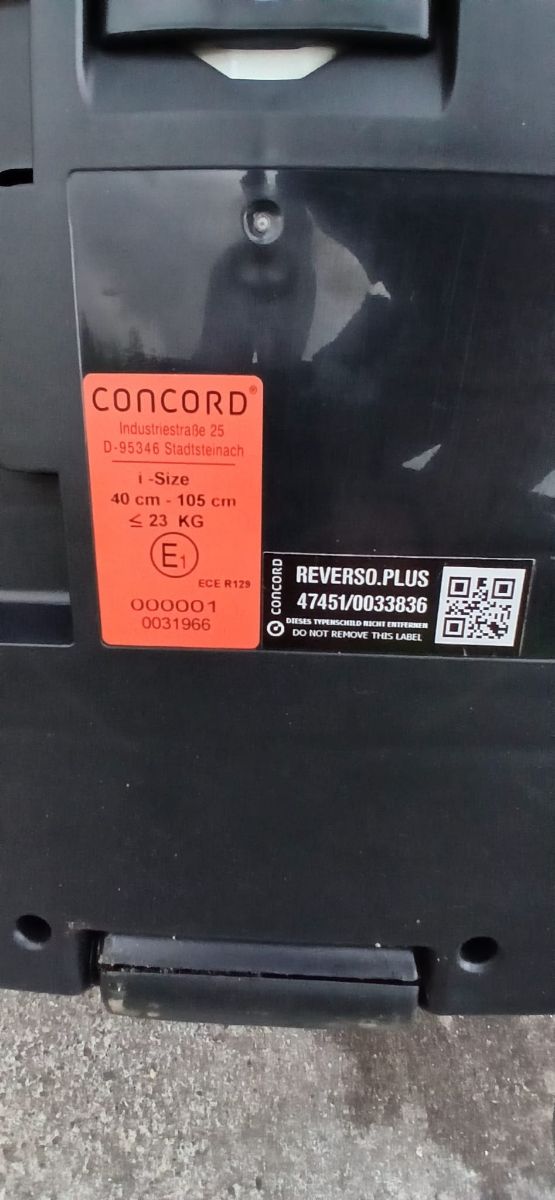 Silla coche Concord Reverso Plus