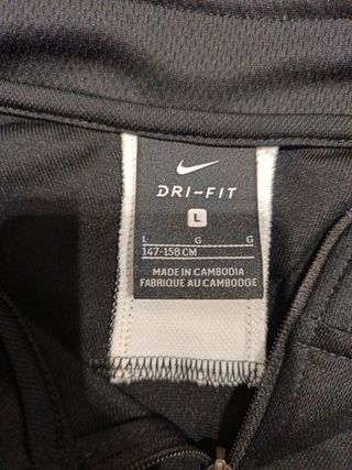 Chaqueta Nike negra entrenamiento