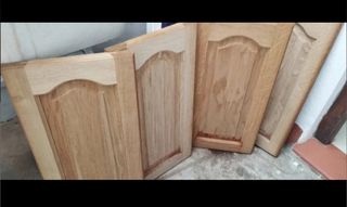 Puertas y frontal cajón madera roble
