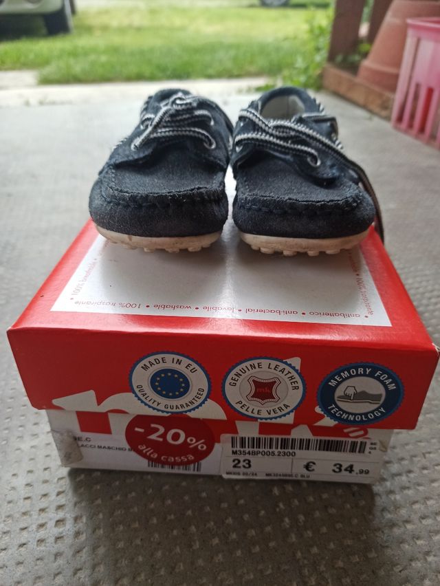 Mocassini bimbo blu - 23