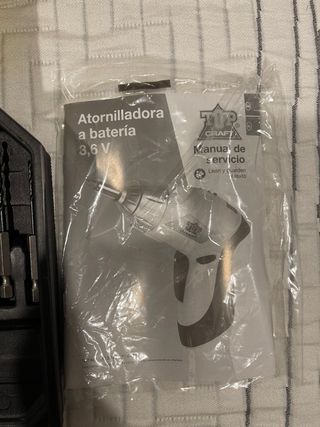 Atornilladora a bateria 3.6v Top Craft
