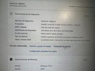 HP EliteDesk i5 - Ordenador sobremesa
