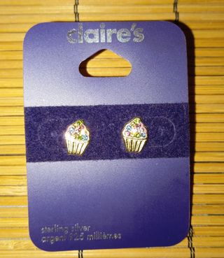 Pendientes Claire's cupcake