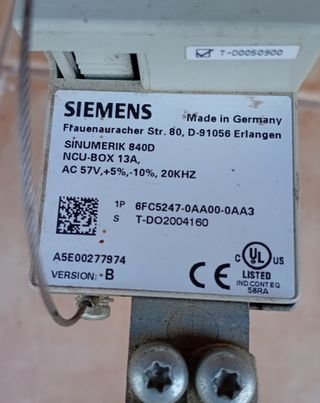 Siemens Sinumerik 840d NCU 572.2 - X111