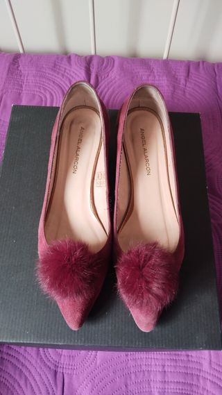 Zapatos Angela Alarcón - Burdeos