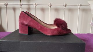 Zapatos Angela Alarcón - Burdeos