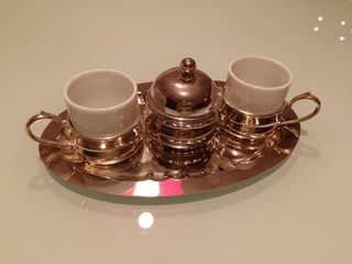 Servizio caffè silver plated