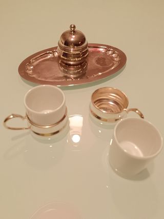 Servizio caffè silver plated