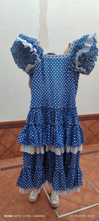 Traje Flamenca lunares - Talla 40-44
