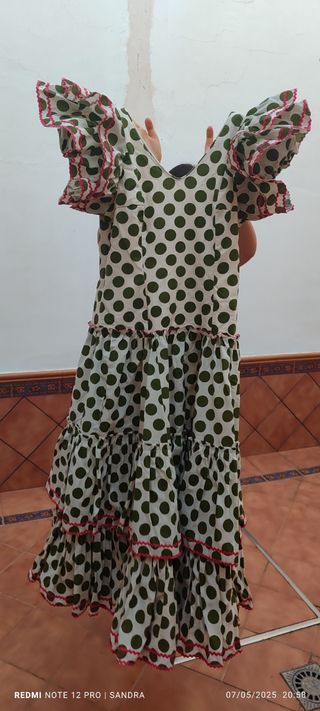 Traje Flamenca lunares - Talla 40-44