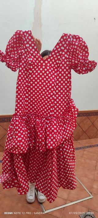 Traje Flamenca lunares - Talla 40-44
