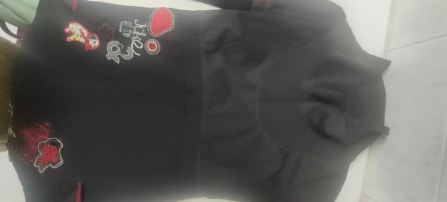 Vestido negro Muser bordado