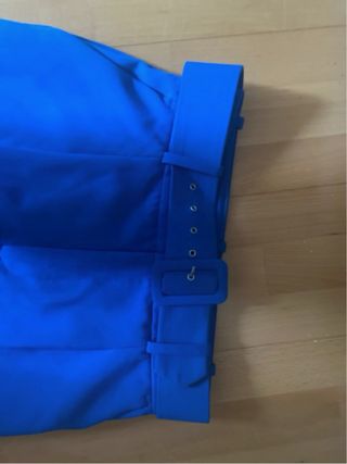 Traje azul de Zara