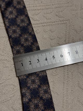 Corbata vintage azul marino