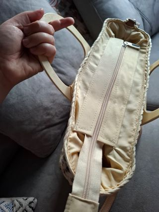 Bolso rafia multicolor