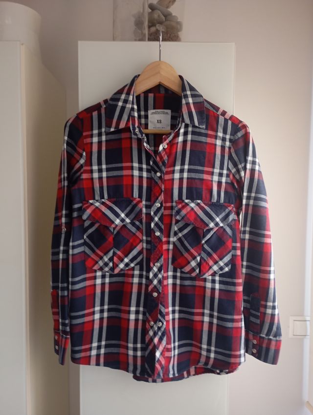 Camisa cuadros Zara