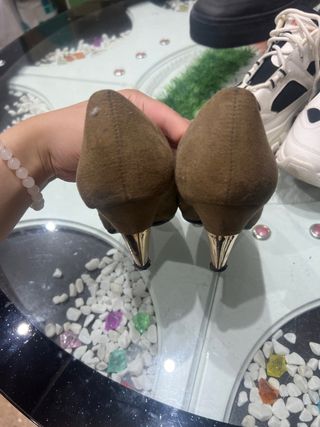 Tacones Shade&Shape marrón, talla 37