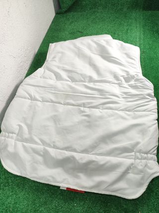 VELILLA 108; Chaleco acolchado blanco talla L