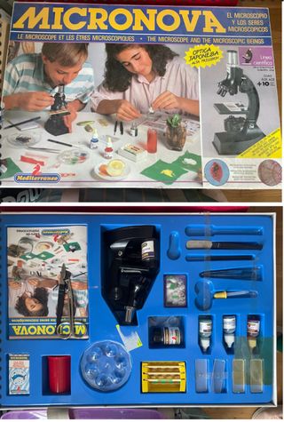 Microscopio científico infantil Micronova – Completo y como nuevo