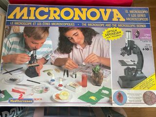 Microscopio científico infantil Micronova – Completo y como nuevo