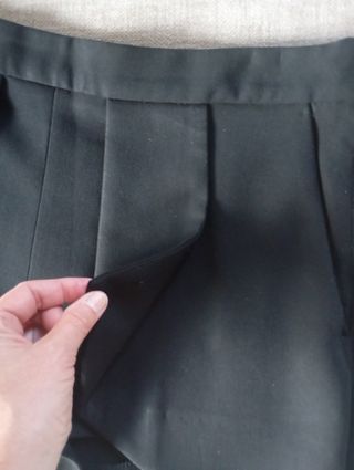 Shorts negros de invierno con bolsillos Zara 