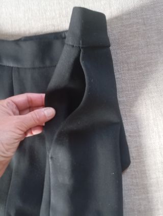 Shorts negros de invierno con bolsillos Zara 