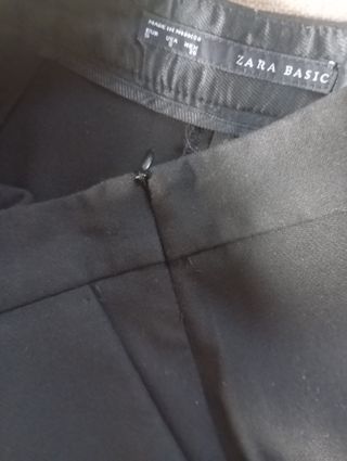 Shorts negros de invierno con bolsillos Zara 