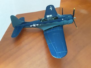 AVION FRANKLIN MINT SBD DAUNTLESS WWII US MARINES