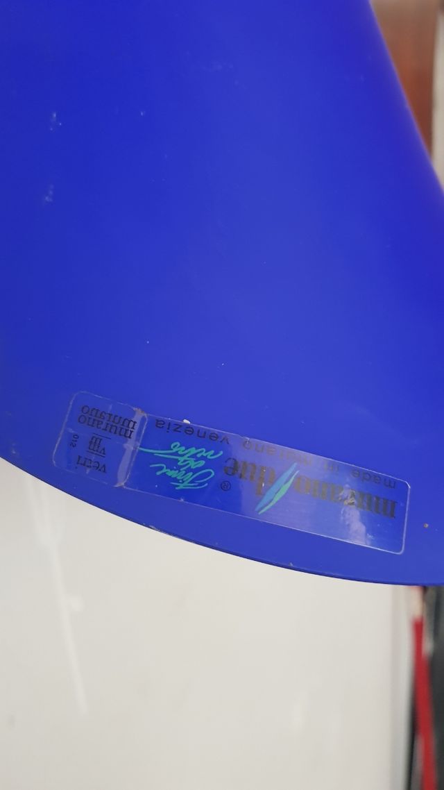 Applique da muro in vetro di murano