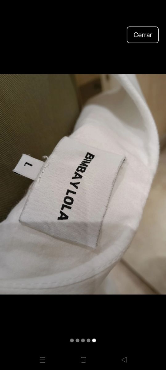 Vestido Bimba y Lola blanco