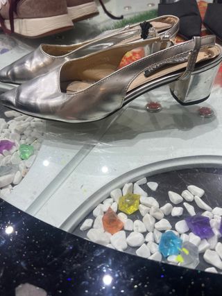 Tacones Zara Woman Plata