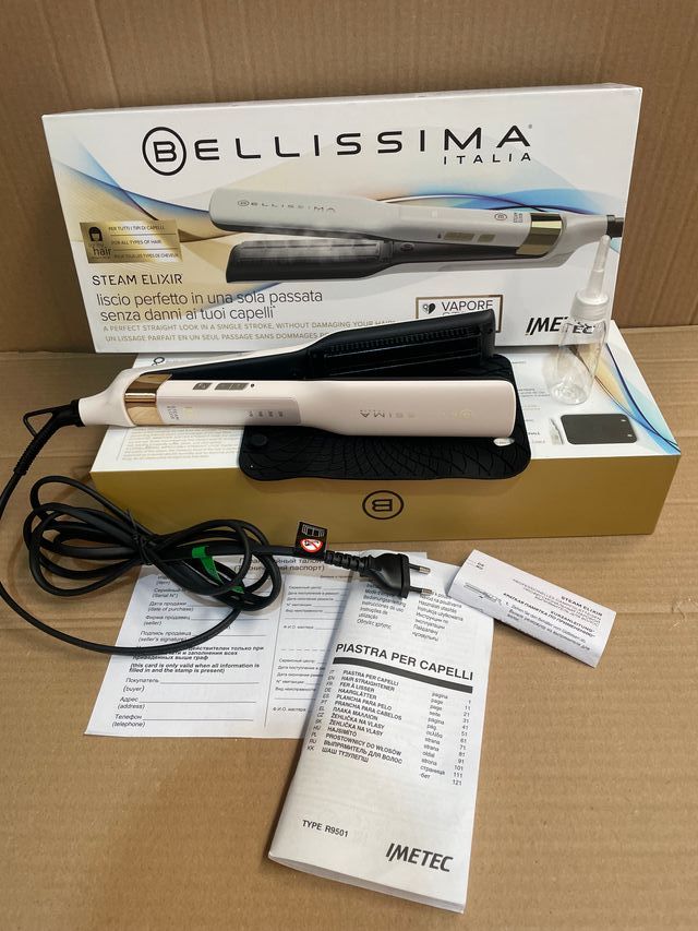 BELLISSIMA Imetec Steam Elixir Plancha pelo vapor