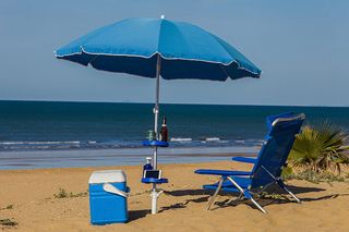 Bandeja para sombrillas de playa
