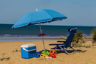 Bandeja para sombrillas de playa