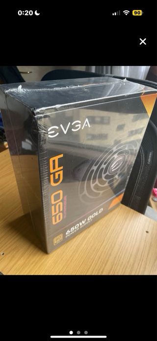 EVGA 650w GA 80 plus gold  fuente alimentación