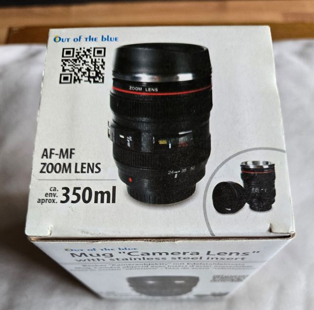 Taza termo lente cámara 350ml