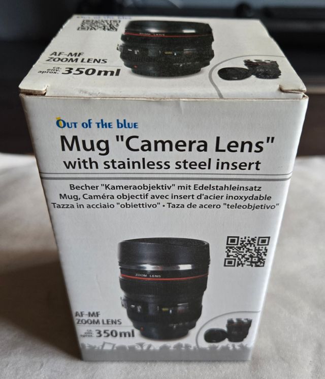 Taza termo lente cámara 350ml