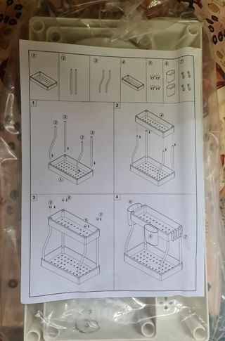 Estante Organizadora 2 Andares - Branca