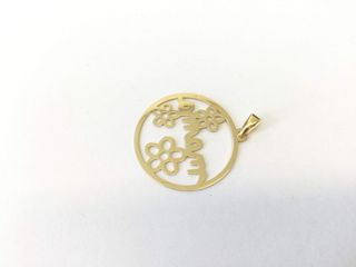 colgante oro 18k