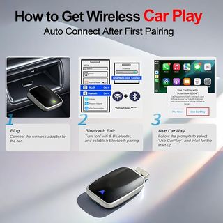 Huuimy Adaptador Carplay Inalámbrico