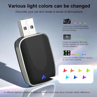 Huuimy Adaptador Carplay Inalámbrico